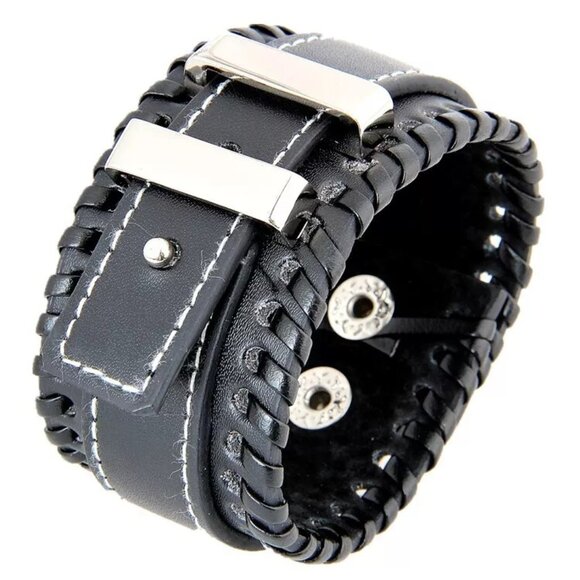 Simple String Bracelet Cool Street Accessories Leather Bracelet Men's Bracelet - Picture 7 of 14